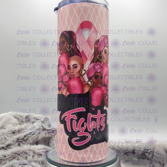 Breast Cancer Awareness Tumbler - Picture 2 of 4